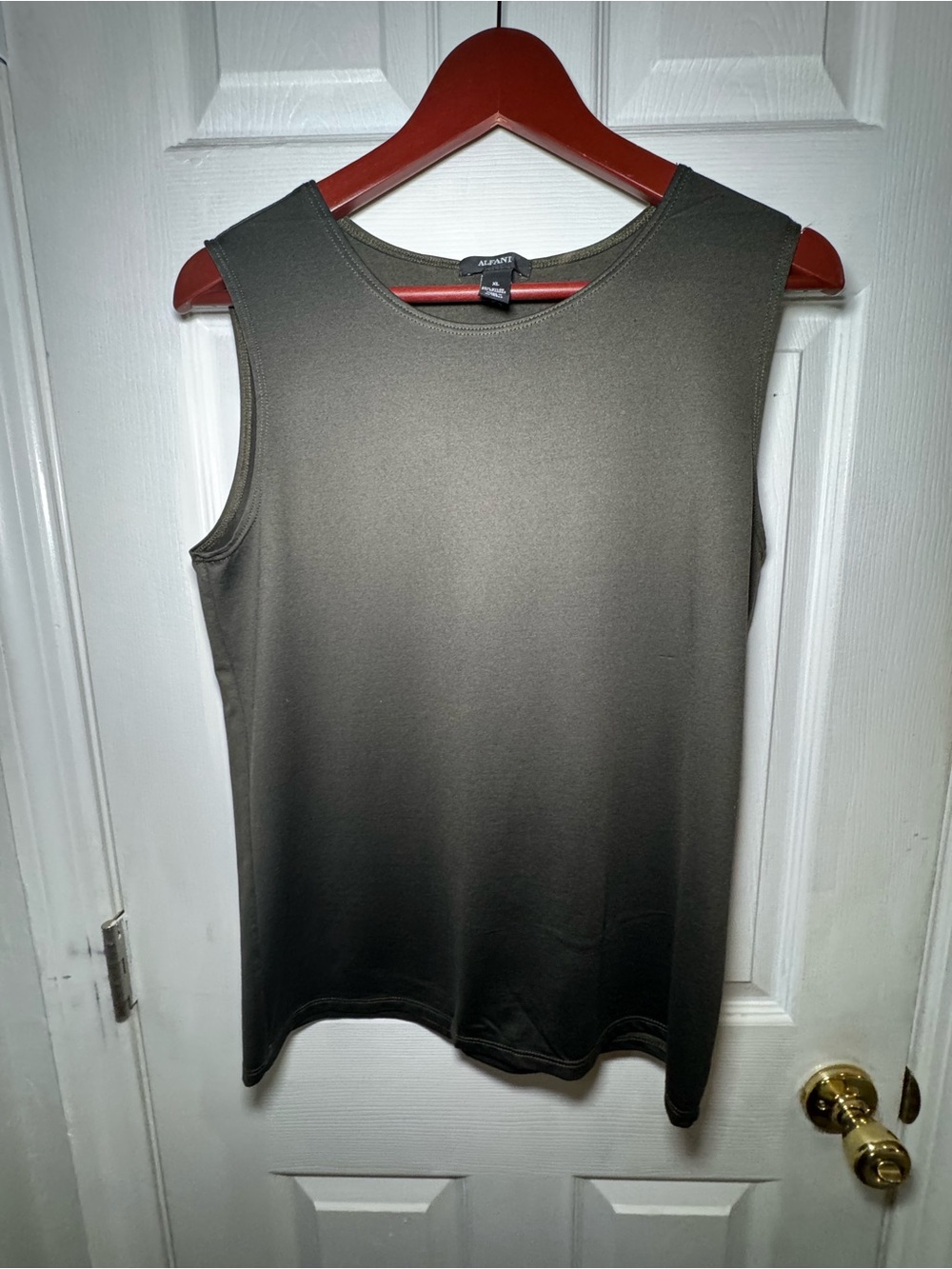 Alfani Olive Green Sleeveless Tank